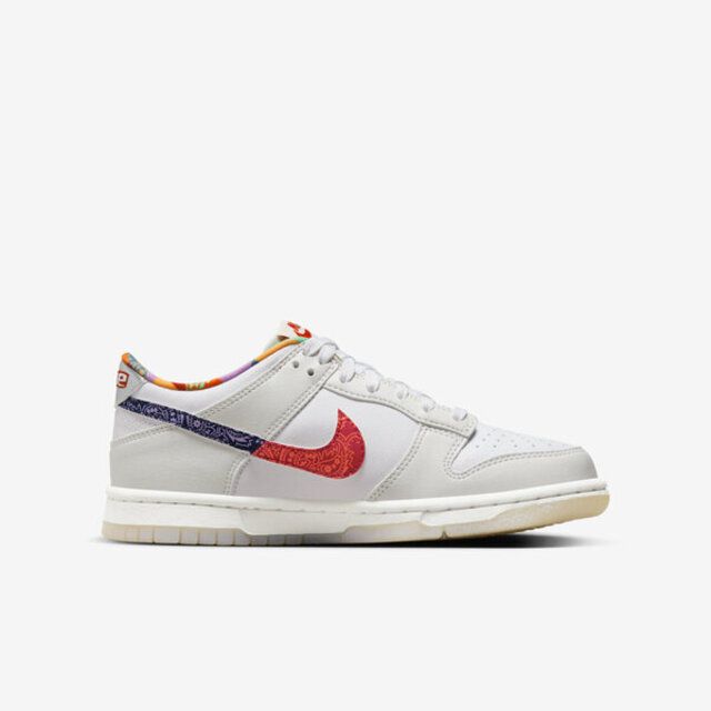 NIKE 耐吉  Dunk Low GS [FN8913-141] 大童 休閒鞋 運動 經典 低筒 流行 穿搭 舒適 灰白 彩