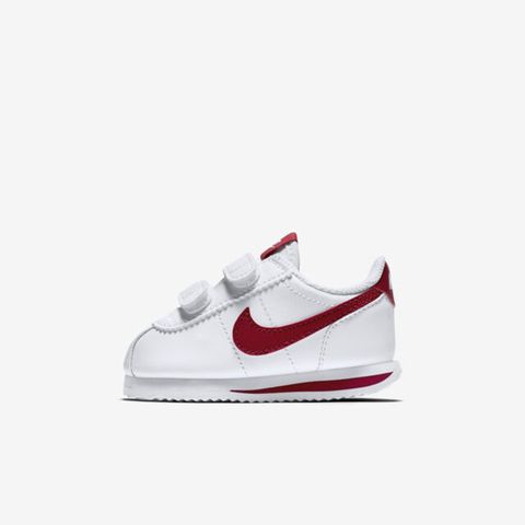 NIKE 耐吉 Cortez Basic SL TDV [904769-101] 小童 休閒鞋 經典 阿甘鞋 魔鬼氈 白紅