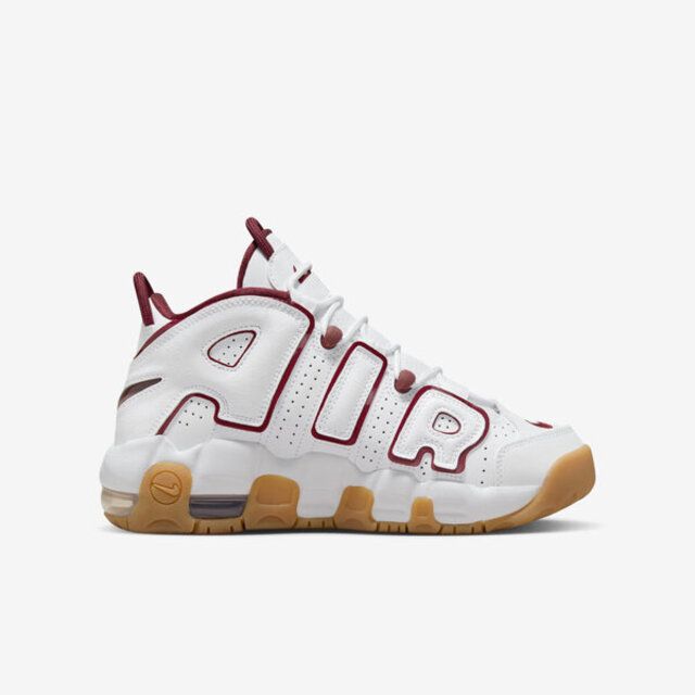 NIKE 耐吉  Air More Uptempo GS [FJ2846-100] 大童 休閒鞋 運動 大AIR 氣墊 白紅