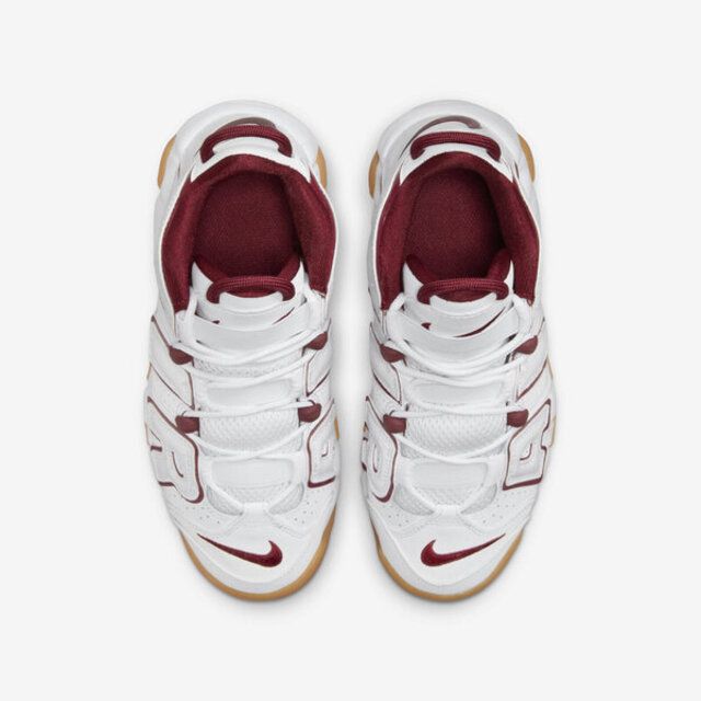 NIKE 耐吉  Air More Uptempo GS [FJ2846-100] 大童 休閒鞋 運動 大AIR 氣墊 白紅