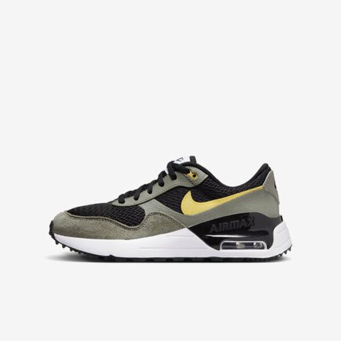 NIKE 耐吉 Air Max Systm GS [DQ0284-007] 大童 休閒鞋 運動 復古 氣墊 緩震 麂皮 黑綠