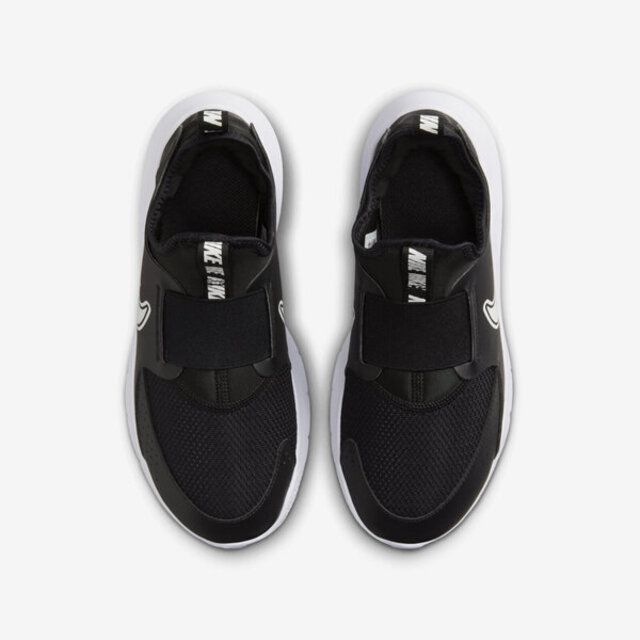 NIKE 耐吉  Flex Runner 3 GS [FN1294-005] 大童 慢跑鞋 休閒 襪套 無鞋帶 透氣 黑白