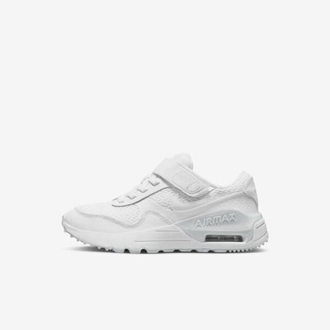 NIKE 耐吉 Air Max Systm PS [DQ0285-102] 中童 休閒鞋 運動 氣墊 緩震 魔鬼氈 穿搭 白