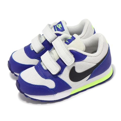 NIKE 耐吉 慢跑鞋 MD Runner 2 TD 小童 藍 白 魔鬼氈 緩衝 小朋友 運動鞋 806255-021