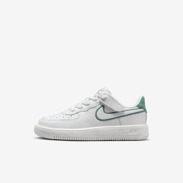 NIKE 耐吉  Force 1 Low Easyon Lv8 3 PS FZ3369-100 中童 休閒鞋 經典 低筒 白綠