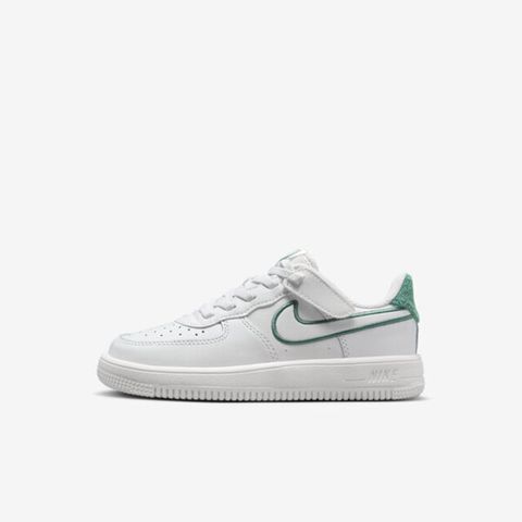 NIKE 耐吉 Force 1 Low Easyon Lv8 3 PS FZ3369-100 中童 休閒鞋 經典 低筒 白綠