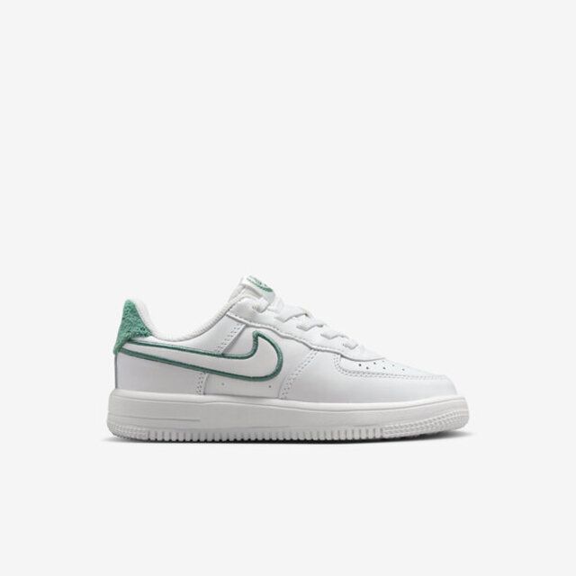 NIKE 耐吉  Force 1 Low Easyon Lv8 3 PS FZ3369-100 中童 休閒鞋 經典 低筒 白綠