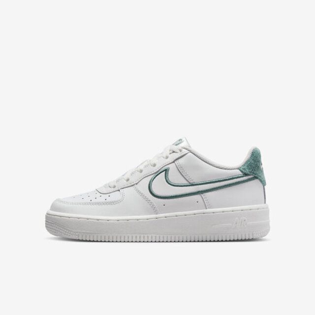 NIKE 耐吉  Air Force 1 Lv8 3 GS FZ2008-100 大童 休閒鞋 運動 經典 復古 白 湖水綠