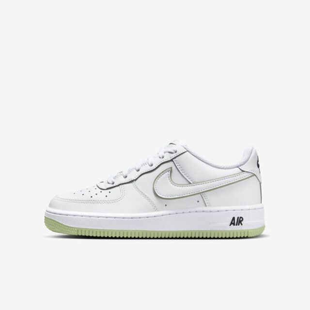 NIKE 耐吉  Air Force 1 (gs) [CT3839-108]大童 休閒鞋 運動 經典 AF1 皮革 白綠