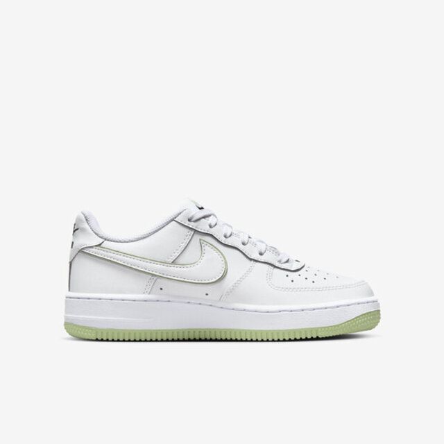 NIKE 耐吉  Air Force 1 (gs) [CT3839-108]大童 休閒鞋 運動 經典 AF1 皮革 白綠