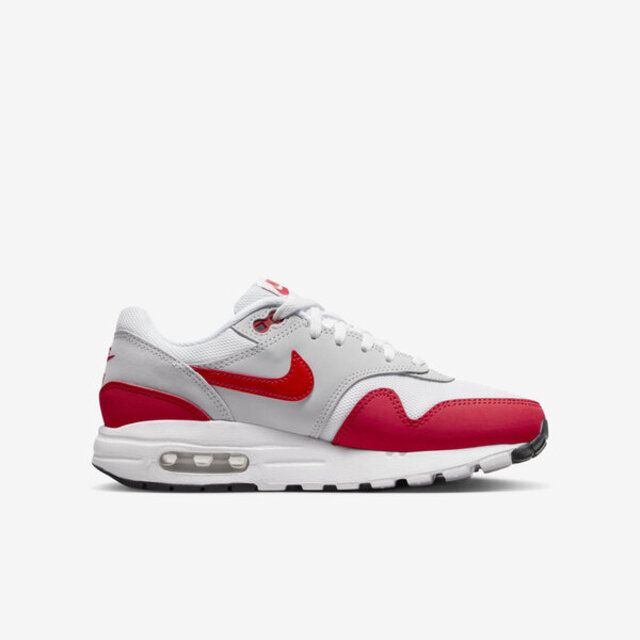 NIKE 耐吉  Air Max 1 GS DZ3307-003 大童 休閒鞋 運動 復古 經典 氣墊 緩震 舒適 灰白紅