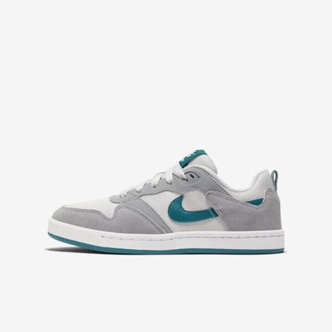 NIKE 耐吉 SB Alleyoop GS [CJ0883-003] 大童 滑板鞋 運動 休閒 復古 緩震 穿搭 灰 藍綠