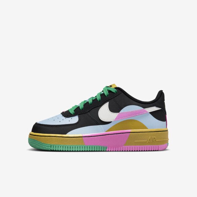 NIKE 耐吉  Air Force 1 Lv8 2 GS [FJ3288-001] 大童 休閒鞋 運動 經典 反光 多色