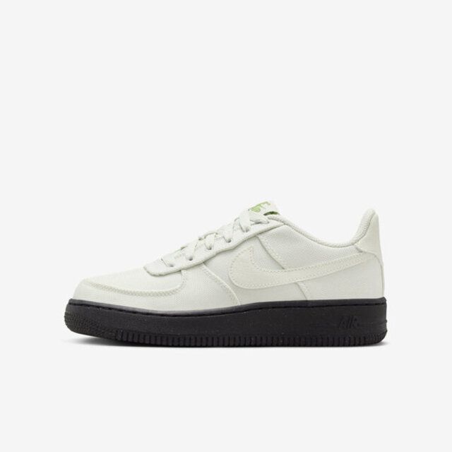 NIKE 耐吉  Air Force 1 Lv8 3 GS [FJ3289-001] 大童 休閒鞋 運動 經典 帆布 淡綠