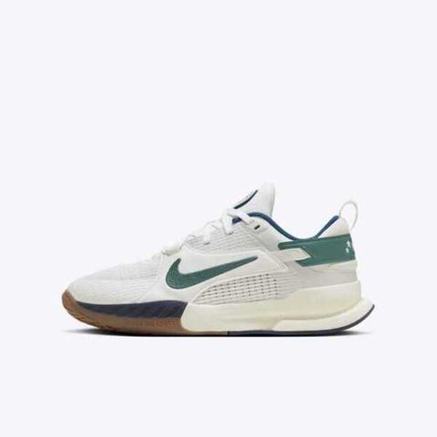 NIKE 耐吉 Kids Crosscourt GS HM3715-131 大童 籃球鞋 運動 室內 球鞋 穩固 米藍綠