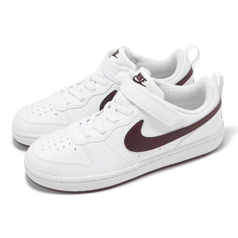 NIKE 耐吉 Nike 耐吉 童鞋 Court Borough Low Recraft PS 中童 白 可可 棕 小白鞋 休閒鞋 DV5457-112