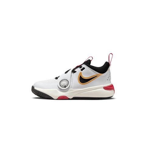 NIKE 耐吉 Nike Team Hustle D 11 中童 白 魔鬼氈 橡膠底 緩震 耐磨 運動 休閒鞋 DV8994-104