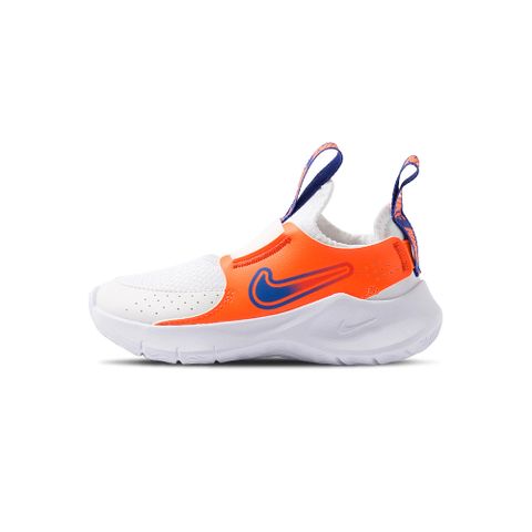 NIKE 耐吉 Nike Flex Runner 3 中童 白橘藍 運動 訓練 透氣 免綁帶 休閒 慢跑鞋 FN1449-101