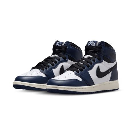 NIKE 耐吉 Air Jordan 1 High OG Midnight Navy GS 午夜藍 休閒鞋 大童鞋 FD1437-401