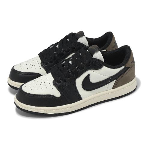 NIKE 耐吉 Nike 耐吉 童鞋 Air Jordan 1 Low OG PS Mocha 中童 摩卡 休閒鞋 AJ1 FQ5436-102