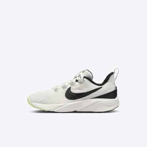 NIKE 耐吉 Nike Star Runner 4 NN PS [DX7614-102] 中童 慢跑鞋 運動 休閒 緩震 透氣 白黑