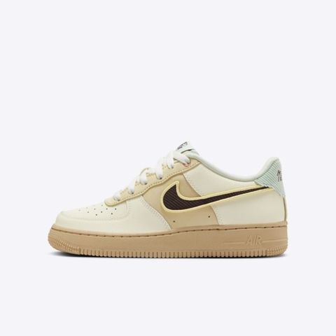 NIKE 耐吉 Nike Air Force 1 Lv8 GS [HQ3473-122] 大童 休閒鞋 運動 經典 燈芯絨 舒適 米棕