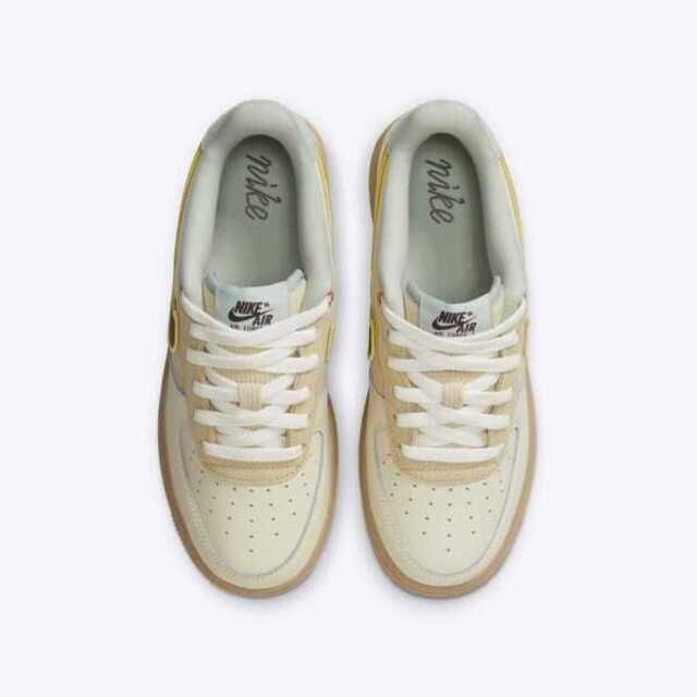 NIKE 耐吉 Nike Air Force 1 Lv8 GS HQ3473-122 大童 休閒鞋 運動 經典 燈芯絨 舒適 米棕