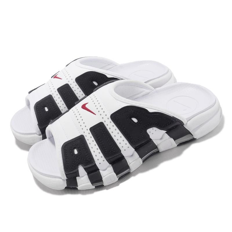 Nike 拖鞋Wmns Air More Uptempo Slide 女鞋白黑大AIR FJ0755-100