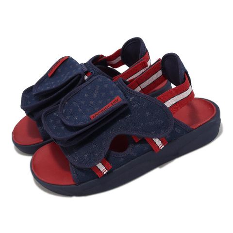 Nike 耐吉 涼鞋 Jordan LS Slide PSG 男鞋 藍 紅 聯名 可拆式小包 拖鞋 DJ2992-400