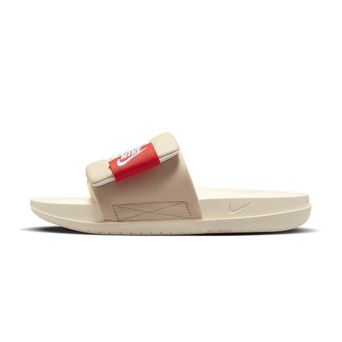 NIKE 耐吉 Offcourt Adjust Slide 女 奶茶 休閒 舒適 魔鬼氈 拖鞋 DV1033-100