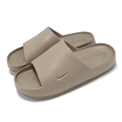 NIKE 耐吉 拖鞋 Calm Slide 男鞋 女鞋 奶茶 微厚底 踩屎感 舒適 FD4116-201