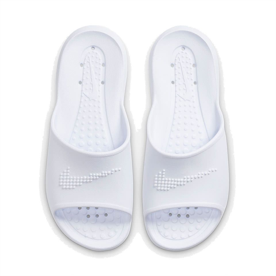 NIKE 耐吉 NIKE W VICTORI ONE SHWER SLIDE 拖鞋 女鞋 運動拖鞋 白 CZ7836-100 居家 休閒