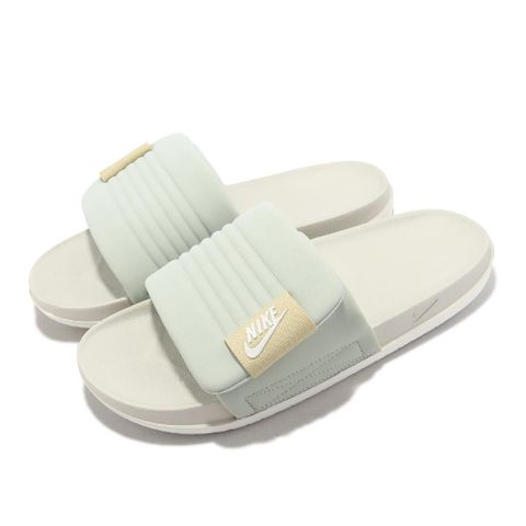 NIKE 耐吉 拖鞋 Offcourt Adjust Slide 男鞋 女鞋 綠 米 可調整 運動拖鞋 DQ9624-003