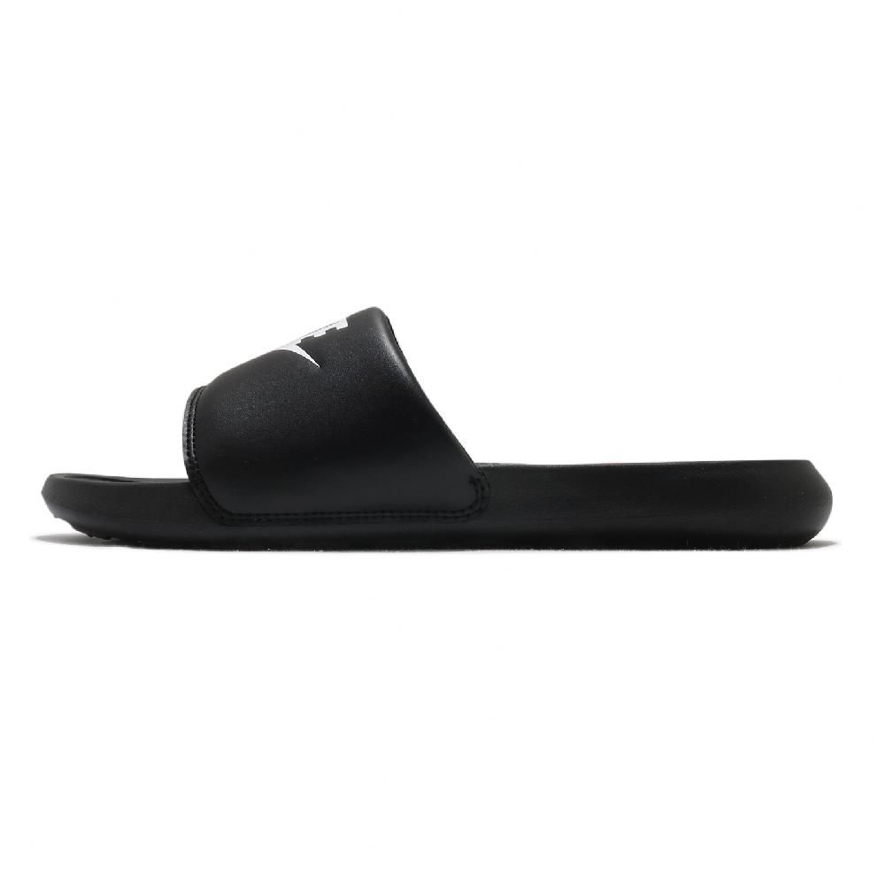 NIKE 耐吉   拖鞋 Victori One Slide 男鞋 女鞋 黑 白 大Logo 輕便 套腳 一片拖 情侶拖 CN9675-002