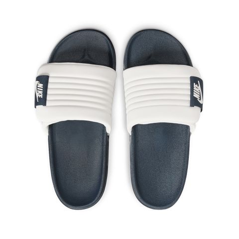 NIKE 耐吉 Nike Offcourt Adjust Slide 男 藍白 休閒 可調式 魔鬼氈 運動 拖鞋 DQ9624-101