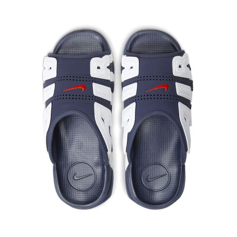 NIKE 耐吉 Nike Air More Uptempo Slide 男 海軍藍 運動 大Air 氣墊 拖鞋 FQ8699-400