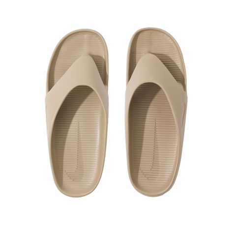 NIKE 耐吉 Nike Calm Flip Flop 男 卡其 休閒 簡約 橡膠 回彈 泡棉 運動 拖鞋 FD4119-200