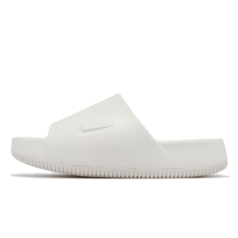 NIKE 耐吉 Nike 耐吉 拖鞋 Calm Slide 男鞋 白 全白 微厚底 麵包拖 運動拖鞋 FD4116-100