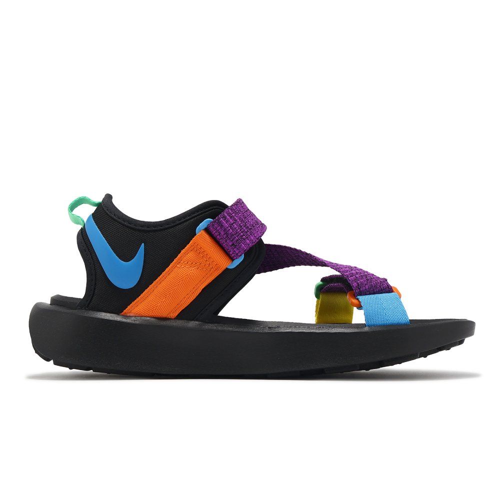 NIKE 耐吉 Nike 耐吉 涼鞋 Vista Sandal 男鞋 藍 紫 魔鬼氈 緩衝 涼拖鞋 FN9327-040