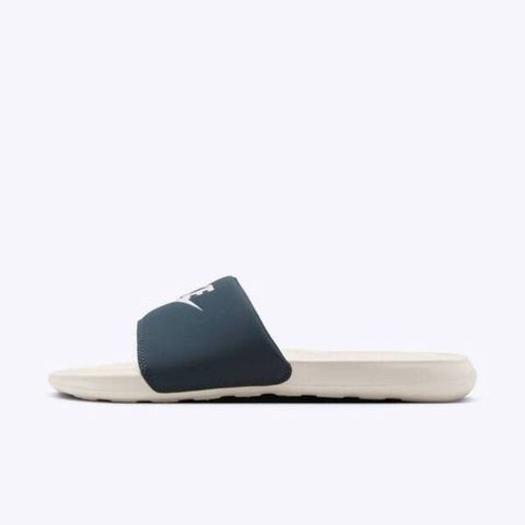 NIKE 耐吉 Nike Victori One Slide [CN9675-403] 男 涼拖鞋 運動 休閒 輕便 簡約 白 湖水綠