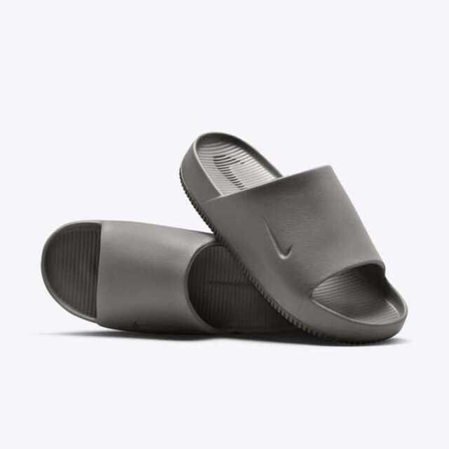 NIKE 耐吉 Nike Calm Slide FD4116-002 男女 涼拖鞋 休閒 舒適 快乾 夏天 泳池 止滑 簡約 灰