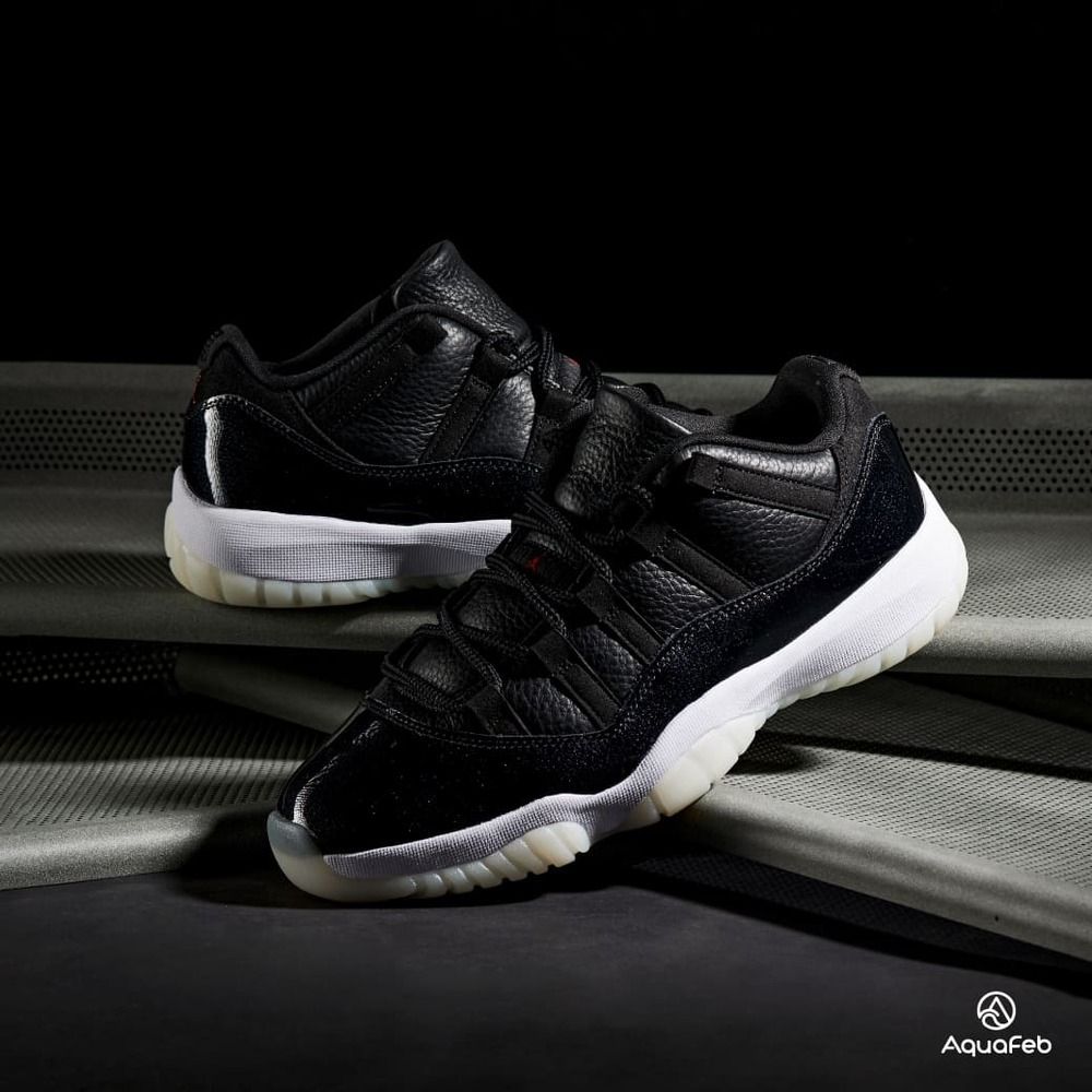 Nike Jordan 11 Retro Low 72-10 男鞋黑色大魔王AJ11 籃球鞋休閒鞋