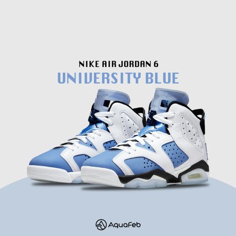 Nike Air Jordan 6 Retro 男鞋 北卡藍 AJ6 休閒鞋 籃球鞋 CT8529-410