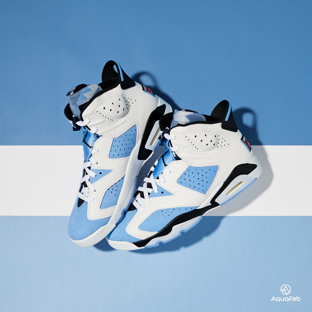 Nike Air Jordan 6 Retro 男鞋北卡藍AJ6 休閒鞋籃球鞋CT8529-410