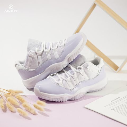 Nike Jordan 11 Retro Low 女鞋 淡紫色 果凍底 亮皮 AJ11 籃球鞋 AH7860-101