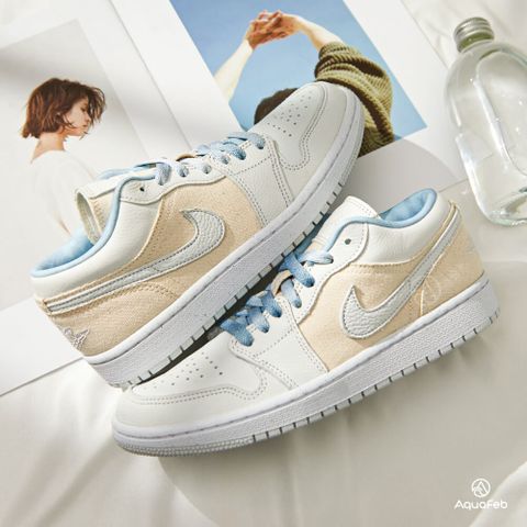 Nike Air Jordan 1 Low SE 女鞋 米白色 AJ1 低筒 懷舊 休閒鞋 DQ4151-500