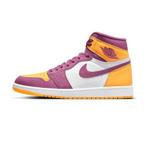 Nike Jordan 1 High OG 男鞋 黃白紫色 AJ1 高筒 休閒 籃球鞋 555088-706