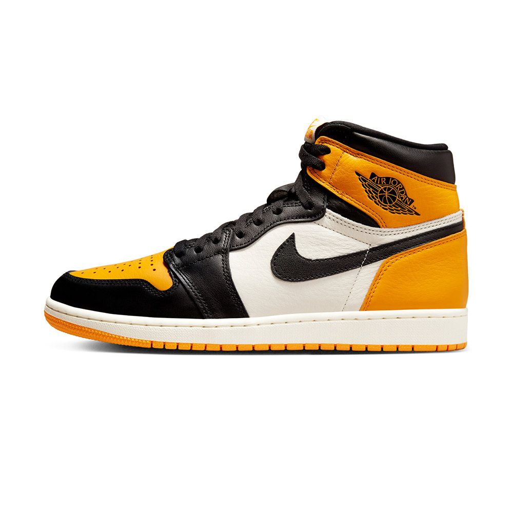 Nike Air Jordan 1 Retro High OG 男黑白黃AJ1 高筒運動休閒鞋555088