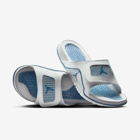 Nike Jordan Hydro IV Retro [532225-141] 男 涼拖鞋 運動 喬丹 防滑 白 淺藍