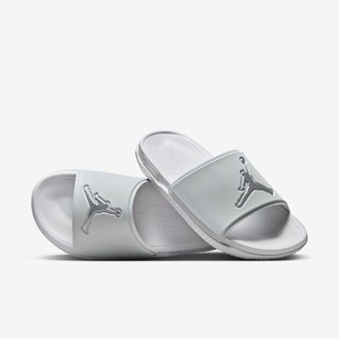 NIKE 耐吉 Jordan Jumpman Slide [FQ1598-002] 男 涼拖鞋 喬丹 休閒 柔軟 緩震 銀灰